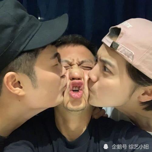 男生搞怪吃瓜头像真人